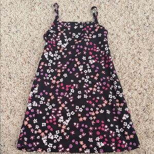 Wonder Nation Floral Black Dress